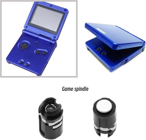 4 قطع من محاور محور المفصلات eMagTech متوافقة مع نظام وحدة تحكم Gameboy Advance SP ملحقات بديلة لألعاب الفيديو 12 × 5.7 مم أسود in Saudi Arabia