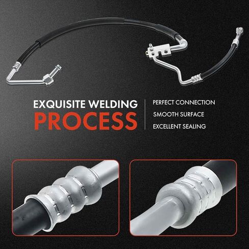 مجموعة خرطوم شفط وتفريغ مكيف الهواء الممتاز A-Premium متوافقة مع Ford F-250 F-350 F59 1994 7.3L المستنشق بشكل طبيعي in Kuwait