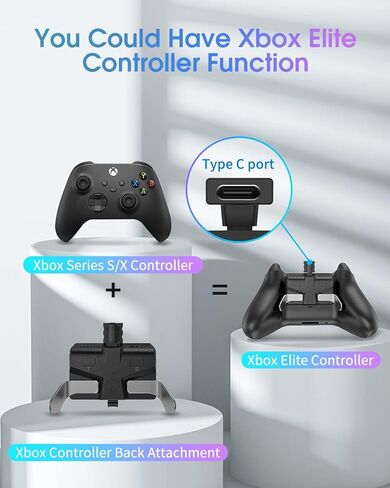 مرفق المجاذيف لوحدة تحكم سلسلة Xbox، ومجدافان قابلان للبرمجة، وميزة الذاكرة، ومقبس صوت 3.5 ملم - غير متوافق مع وحدات تحكم Xbox One S/X in Kuwait