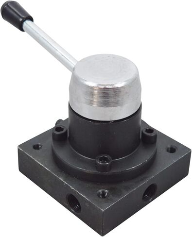 Maisutseb أداة هيدروليكية صمام ثلاثي الاتجاهات بأربعة مواضع 3/8 "خيوط NPT صمام هيدروليكي بأربعة مواضع موزع زيت أداة هيدروليكية متينة in Kuwait