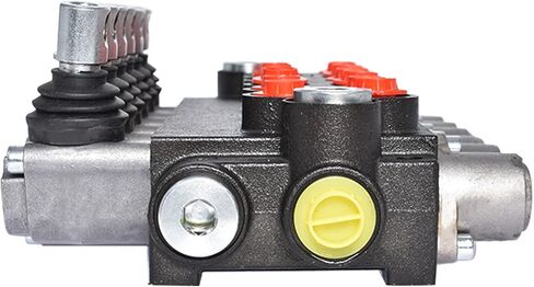 صمام هيدروليكي 6 بكرة 11 GPM 3600 PSI منافذ BSPP صمام تحكم اتجاهي هيدروليكي قابل للتعديل مناسب لوادر الجرارات الصغيرة in Saudi Arabia