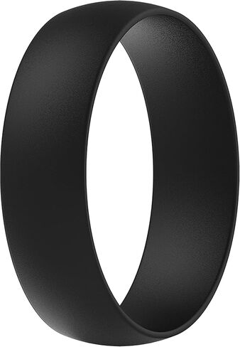 ThunderFit Silicone Band Rings, 7 Bands / 1 Band Wedding Bands for Men & Women 6mm Wide - 1.65mm Thick in Kuwait