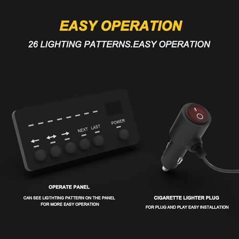 KAMOPA الأبيض العنبر الطوارئ داش أضواء ستروب 14 بوصة الزجاج الأمامي قناع ضوء بار مع شفط كأس يتصاعد لمركبات البناء سحب الشاحنات in Kuwait