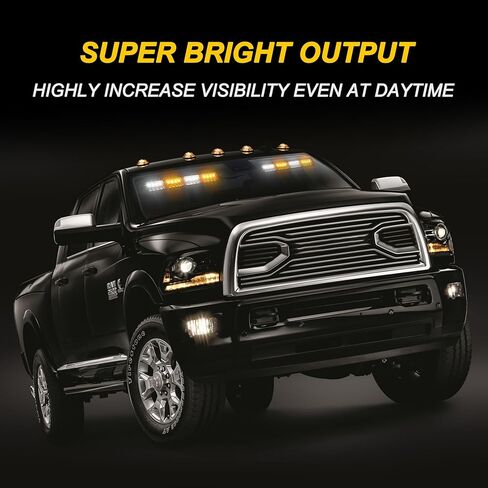 KAMOPA الأبيض العنبر الطوارئ داش أضواء ستروب 14 بوصة الزجاج الأمامي قناع ضوء بار مع شفط كأس يتصاعد لمركبات البناء سحب الشاحنات in Kuwait