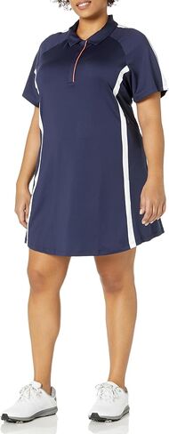 Callaway Women’s Plus Swing Tech Colorblock Short Sleeve Golf Dress, Inside Short with Truesculpt, Stretch Fabric in Saudi Arabia
