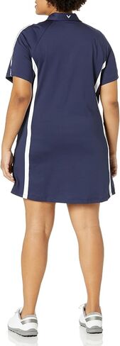 Callaway Women’s Plus Swing Tech Colorblock Short Sleeve Golf Dress, Inside Short with Truesculpt, Stretch Fabric in Saudi Arabia