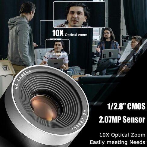 مؤتمر PTZ 4K/30FPS 10X UHD كاميرا AI تتبع الحركة البشرية تسجيل بطاقة TF USB3.0/HDMI/LAN لمؤتمر الفيديو اجتماع العمل البث المباشر أحداث الكنيسة عبادة Skype Zoom Teams OBS in Kuwait