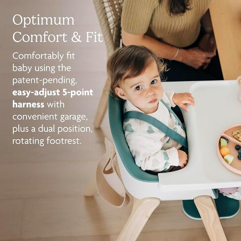 UPPAbaby Ciro High Chair - Easy-to-Clean & Rotating Footrest - Chloe in Kuwait
