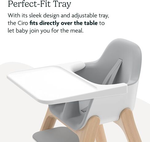 UPPAbaby Ciro High Chair - Easy-to-Clean & Rotating Footrest - Chloe in Saudi Arabia
