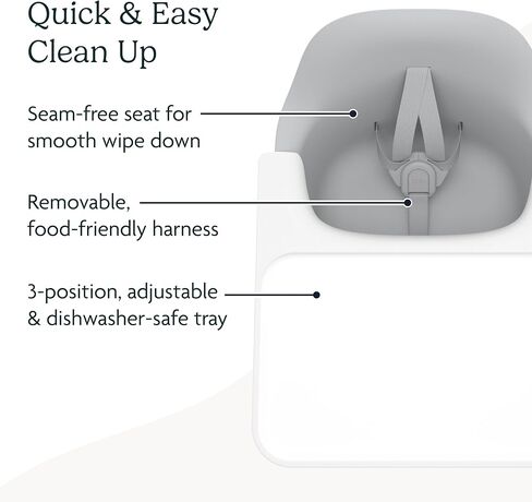 UPPAbaby Ciro High Chair - Easy-to-Clean & Rotating Footrest - Chloe in Saudi Arabia