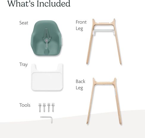 UPPAbaby Ciro High Chair - Easy-to-Clean & Rotating Footrest - Chloe in Kuwait