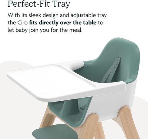 UPPAbaby Ciro High Chair - Easy-to-Clean & Rotating Footrest - Chloe in Kuwait