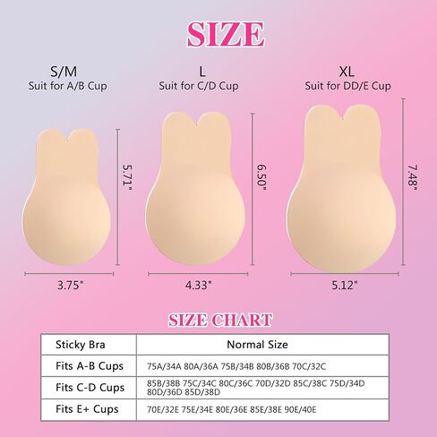 حمالة صدر لاصقة، زوجان من حمالة الصدر اللاصقة مع رفع شريط الثدي، Boobiess No Bra لفستان بدون حمالات عميق على شكل حرف V أسود in Saudi Arabia