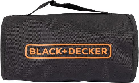 Black+Decker Kids Tool Bag Set 13-Piece Junior Roll Up Bag Pretend Play Tools, Hammer, Phillips Screwdriver, Pliers, Adjustable Wrench & More! for Boys & Girls Ages 3+ in Saudi Arabia