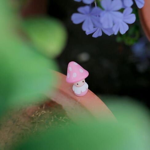 Car Interior Multicolor Mini Mushroom Frigurines Dashboard Decorations Pack of Cute Decoration for Vehicle,Room,Cake,Cake and Cupcake Toppers in Saudi Arabia