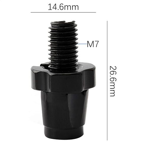 فانيس أسود/فضي 7 مم جزء الفرامل رافعة سبائك الألومنيوم براميل قابلة للتعديل/فضي in Kuwait