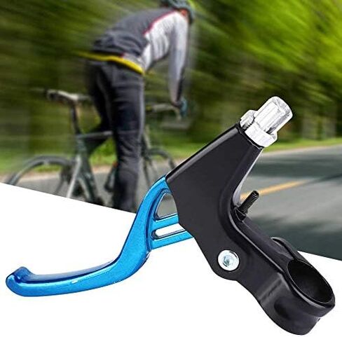 Brake Level,1 Pair Aluminium Alloy Mountain Bike Road MTB Cycling Brake Level Handles (4 Colors:Red,Blue,Black,Silver)(Silver) and Spare Parts in Saudi Arabia