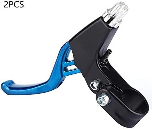 Brake Level,1 Pair Aluminium Alloy Mountain Bike Road MTB Cycling Brake Level Handles (4 Colors:Red,Blue,Black,Silver)(Silver) and Spare Parts in Saudi Arabia
