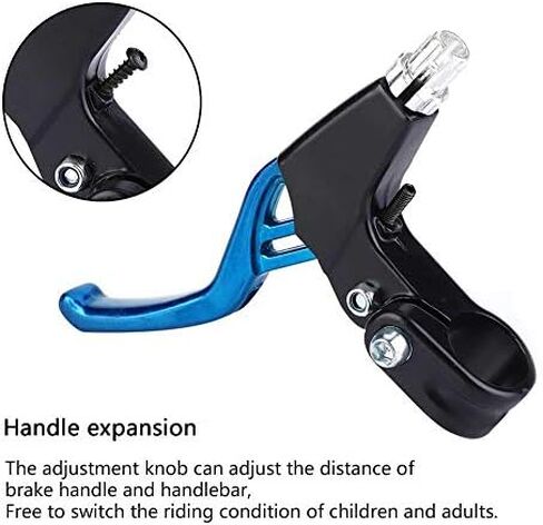 Brake Level,1 Pair Aluminium Alloy Mountain Bike Road MTB Cycling Brake Level Handles (4 Colors:Red,Blue,Black,Silver)(Silver) and Spare Parts in Saudi Arabia