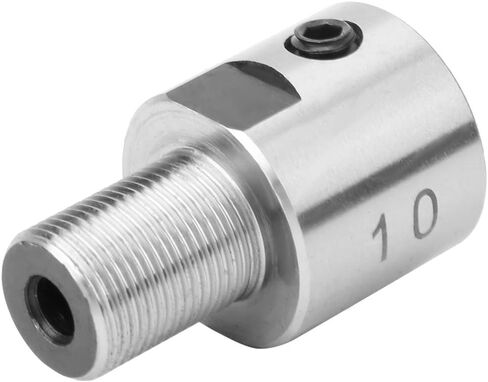 Lathe Headstock Spindle Adapter, Chuck Connecting Rod Stainless Steel M14*1 for K01-50/63 K02-50/63 Lathe Chuck Woodworking Lathe (10mm Handle*M14*1) in Saudi Arabia