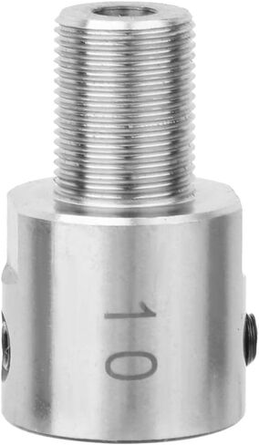 Lathe Headstock Spindle Adapter, Chuck Connecting Rod Stainless Steel M14*1 for K01-50/63 K02-50/63 Lathe Chuck Woodworking Lathe (10mm Handle*M14*1) in Saudi Arabia