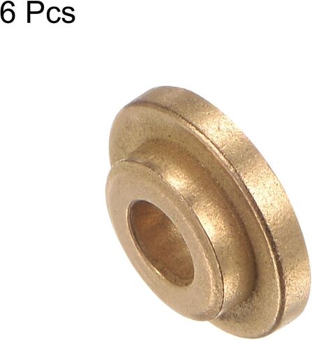 HARFINGTON 2pcs Flange Bearing Sleeve 16mm Bore 20mm OD 12mm Length 2mm Flange Thickness Bronze Bushing Self Lubricating Bushings Sleeves for Industrial Equipment in Saudi Arabia
