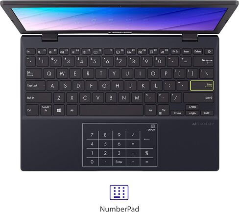 ASUS 2024 Vivobook Go 11.6" HD Laptop, Intel Celeron N4500, Intel Graphics, 4GB, 128GB, Windows 11 Home in S Mode, Star Black, L210KA-ES04 in Saudi Arabia
