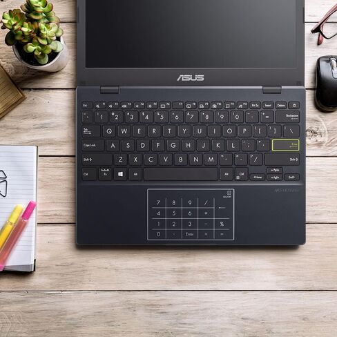 ASUS 2024 Vivobook Go 11.6 بوصة HD لاب توب، Intel Celeron N4500، Intel Graphics، 4 جيجا، 128 جيجا، ويندوز 11 هوم في وضع S، ستار بلاك، L210KA-ES04 in Kuwait