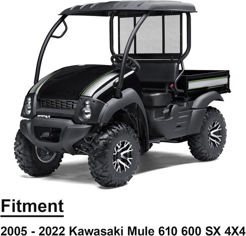Jenuo سطح صلب مناسب لـ 2005-2023 Kawasaki Mule 610 600 4x4 SE XC SX سطح صلب 05-23 Kawasaki Mule 610 600 4x4 SE XC SX سطح صلب in Saudi Arabia