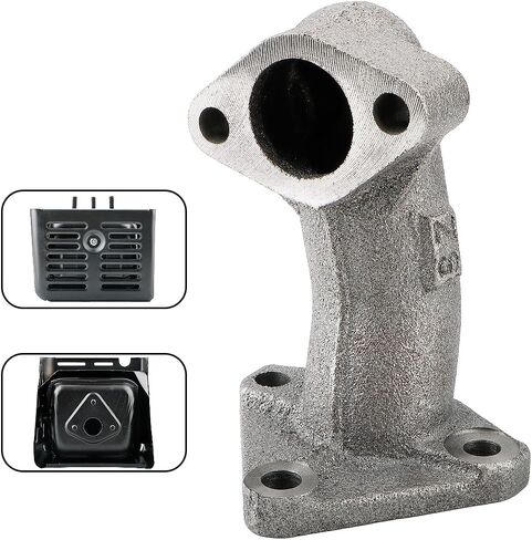 MOPASEN 18310-ZE2-W61 GX390 GX340 Muffler Silenser Assembly W/Exhaust Manifold Pipe & Gasket for Honda & Clone 11HP 13HP 389cc Predator 420cc 459cc Power Pressure Washer Engines in Saudi Arabia