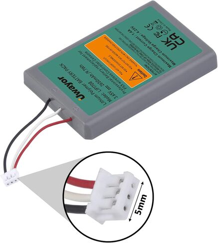 بطارية وحدة التحكم Uwayor PS5، بطارية 2650 مللي أمبير LIP1708 لجهاز Sony PS5 Playstation 5 DualSense CFI-ZCT1W وحدة التحكم اللاسلكية in Kuwait