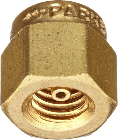 Parker A-Lok 6BLP6-B Brass Compression Tube Fitting, Cap, 3/8" Tube OD in Saudi Arabia