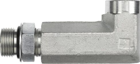 Brennan Industries 6805-L-08-06-NWO-FG فولاذ مزورة 90 درجة مرفق أنبوب طويل، 3/4 بوصة - 16 SAE ORB × 3/8 بوصة - 18 خيط NPTF، 1/2 بوصة ذكر قابل للتعديل على شكل حلقة دائرية × 1/2 بوصة NPTF أنثى in Kuwait