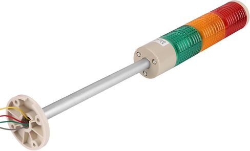 Nxtop عمود ضوء الإشارة الصناعية LED إنذار برج مستدير مؤشر ضوئي تحذير ضوء r أحمر أخضر أصفر تيار مستمر 12 فولت ثابت على in Saudi Arabia