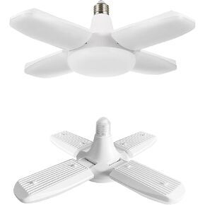 YWD LED Garage Light Motion Sensor, E26/E27 Screw-in Fixed Frequency Radar Led, Ceiling Mount LED Motion Activated Light for Garage/Shop/Porch - 60W 6000LM 6500K in Saudi Arabia