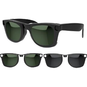 قطعتان من المشبك المستقطب لـ Ray-Ban Meta Wayfarer & Gen 2 (RW4008/RW4012، مقاس L، 53-22)، مشبك تغير اللون للحماية من الأشعة فوق البنفسجية Meta Wayfarer Gen 2، مجموعة مشابك متغيرة الألوان للنظارات الذكية، أسود رمادي + أصفر in Kuwait
