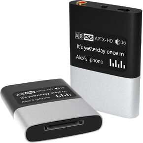 30 Pin Bluetooth Adapter Receiver, Compatible with Bose SoundDock and iPhone Dock Speakers, with 3.5mm Aux Cable in Saudi Arabia