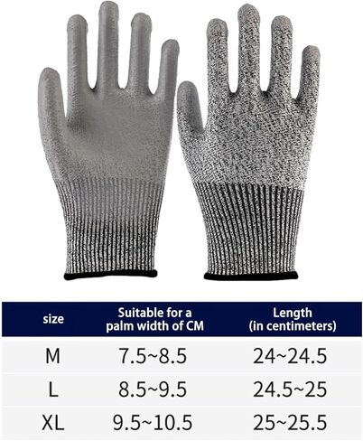 Fishing Gloves Safety Work Gloves with Palm Nitrile Coated,Home Improvement,Garden Sturdy and Durable in Saudi Arabia