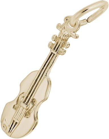Rembrandt Charms Sterling Silver Violin Charm in Saudi Arabia
