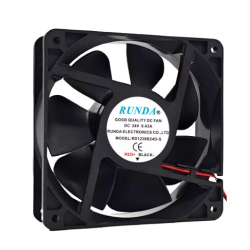 RD1238B24D-S مروحة 12 سم لـ 24 فولت 0.43 أمبير 12038 120X120X38MM مروحة تبريد بسلكين in Saudi Arabia