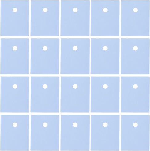 SING F LTD 100 قطعة منصات العزل سيليكون 20x25 مللي متر ل TO-3P TO-247 الترانزستورات العزلة الكهربائية حماية غرفة التبريد in Saudi Arabia