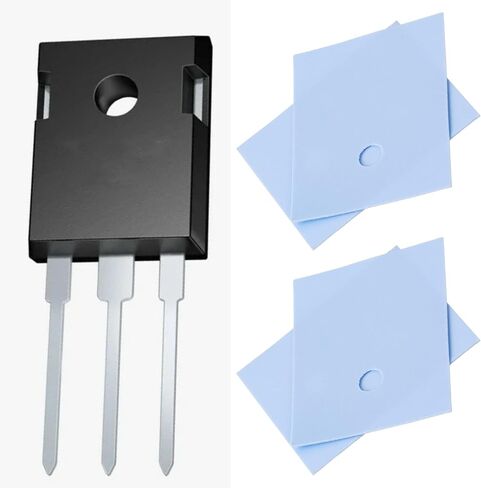 SING F LTD 100 قطعة منصات العزل سيليكون 20x25 مللي متر ل TO-3P TO-247 الترانزستورات العزلة الكهربائية حماية غرفة التبريد in Saudi Arabia