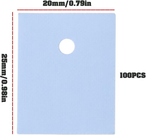 SING F LTD 100 قطعة منصات العزل سيليكون 20x25 مللي متر ل TO-3P TO-247 الترانزستورات العزلة الكهربائية حماية غرفة التبريد in Saudi Arabia