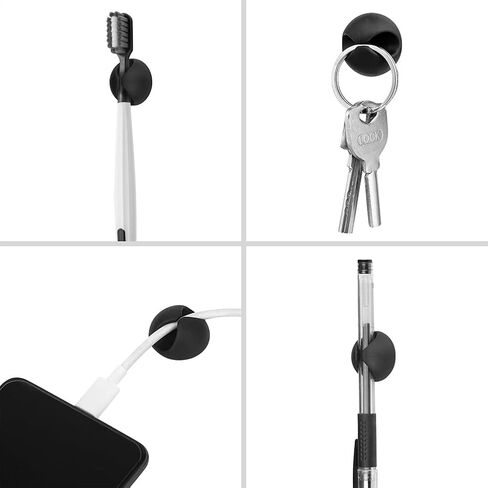 12 Pack Cable Clips Adhesive cord organizer nightstand Phone usb Charger cord holder Office Desk Holder Wire Management Keeper in Saudi Arabia