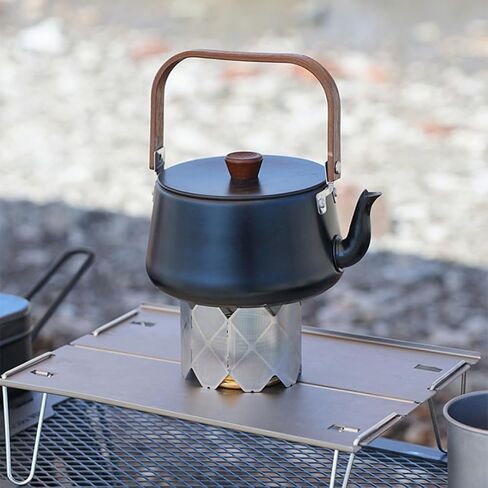 موقد التخييم الزجاج الأمامي 2 قطعة موقد التخييم خفيف الوزن قابل للطي من الفولاذ المقاوم للصدأ موقد الكحول الأمامي موقد الكحول للتخييم مناسب للتخييم في الهواء الطلق والمشي لمسافات طويلة وحقيبة الظهر in Kuwait
