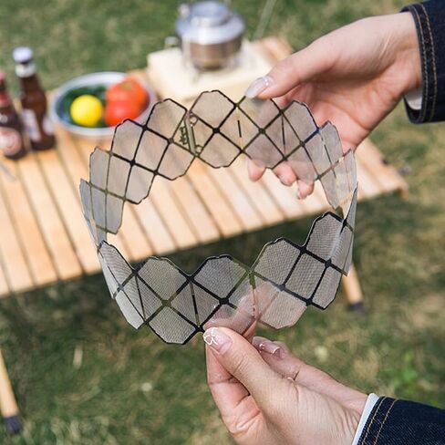 موقد التخييم الزجاج الأمامي 2 قطعة موقد التخييم خفيف الوزن قابل للطي من الفولاذ المقاوم للصدأ موقد الكحول الأمامي موقد الكحول للتخييم مناسب للتخييم في الهواء الطلق والمشي لمسافات طويلة وحقيبة الظهر in Kuwait