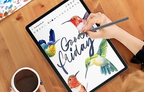 قطعتان من قلم Tab S9 FE بديل لجهاز Samsung Galaxy Tab S9/S9 FE/S9+ Pus/S9 Ultra جميع إصدارات قلم اللمس S Pen مع أطراف/أطراف (رمادي) in Kuwait