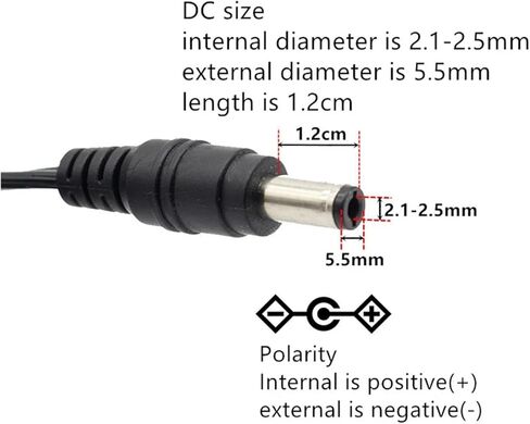 محول الطاقة 12 فولت 1.25 أمبير 1.5 أمبير 2 أمبير 2.5 أمبير 3 أمبير 5.5 مم * 2.5 مم (قابس الاتحاد الأفريقي، 12 فولت 3 أمبير) in Kuwait