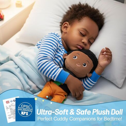 OUOZZZ 13" Soft Baby Doll Gift Set - First Baby Doll Plush Rag Doll Sleeping Cuddle Buddy Doll Toy for Kids Girls in Saudi Arabia