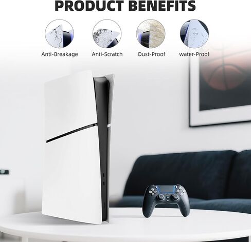 4 قطع بديلة للوحة الواجهة لإصدار قرص PS5 Pro، ملحقات هيكل اللوحة الجانبية، مقاومة للصدمات الصلبة، مقاومة للغبار، مضادة للخدش، حافظة ABS، أسود in Saudi Arabia